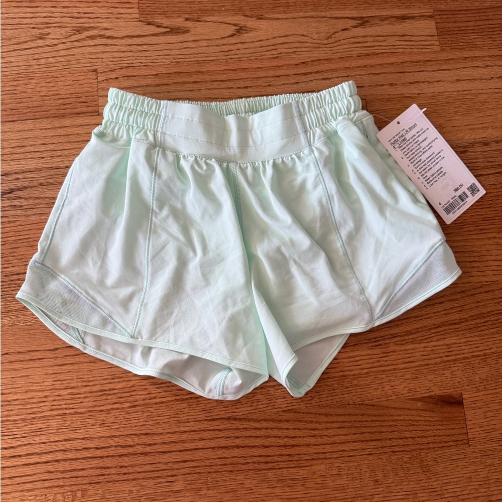 Lululemon Athletica Mint Green Athletic Shorts